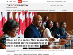 Black on the Ballot featured in The Conversation